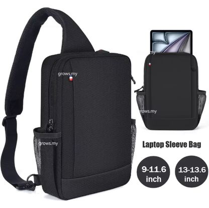 Shoulder Bag for iPad Pro M4 13 12.9 Air6 11 MacBook Air/Pro 13-13.6 inch Notebook MacBook Pro 14 Inch MacBook Air M1 M2 Sleeve