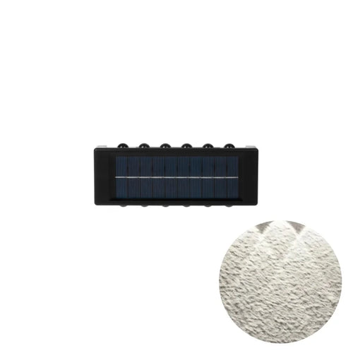 1pc 2/4/6/8/10/12LEDs Solar LED Wall Lights, Outdoor Wall Lamp For