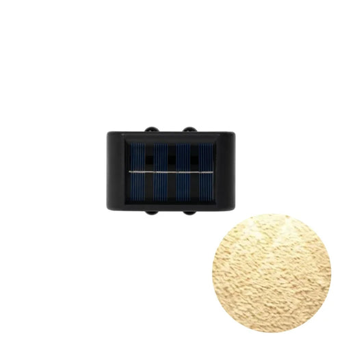 1pc 2/4/6/8/10/12LEDs Solar LED Wall Lights, Outdoor Wall Lamp For